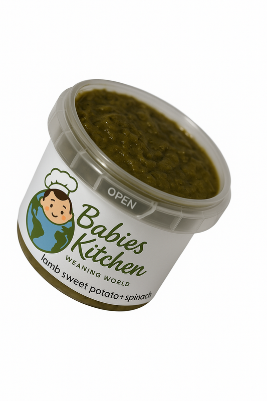 Stage 2 Fresh Lamb, Sweet Potato & Spinach Purée – 120g (Chilled, 7+ Months)