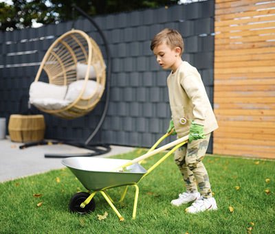 Children’s Metal Wheelbarrow & Gardening Set – “Little Gardener” Collection - Heirloom Hall