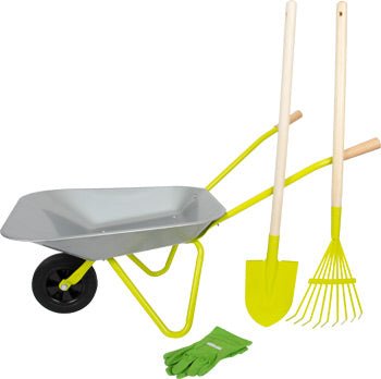 Children’s Metal Wheelbarrow & Gardening Set – “Little Gardener” Collection - Heirloom Hall