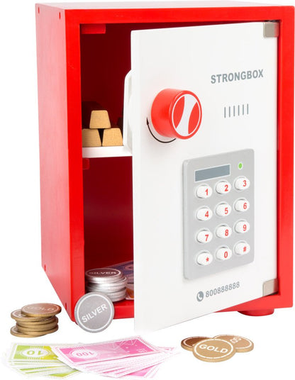 Children's Wooden Safe – “Bank Play” Set - Heirloom Hall