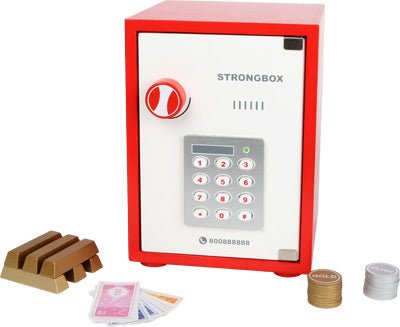 Children's Wooden Safe – “Bank Play” Set - Heirloom Hall