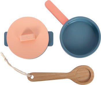 Compact Wooden Play Kitchen – Terrazzo Design - Heirloom Hall