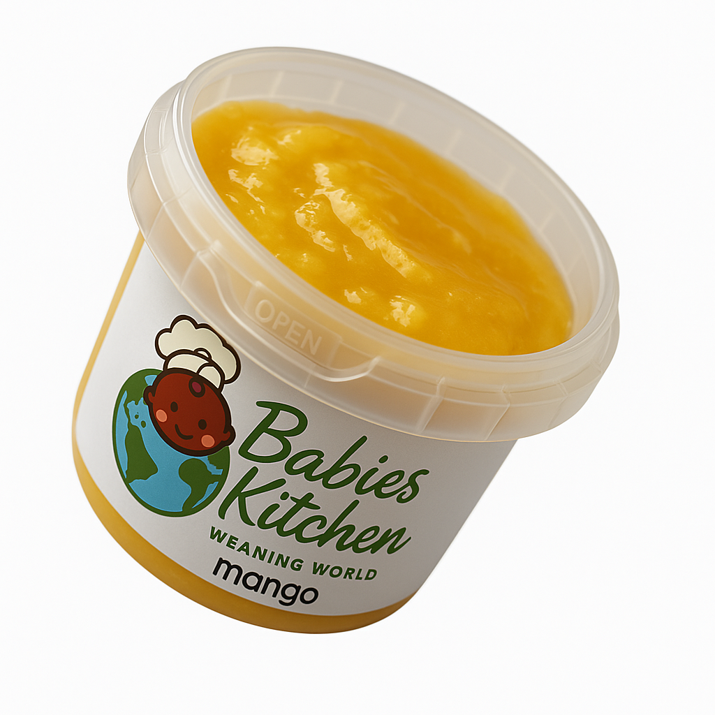Fresh Mango Baby Purée – 120g (Chilled, Stage 1)