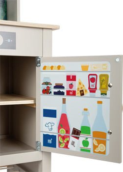 Grey Wooden Play Kitchen Tasty - Heirloom Hall