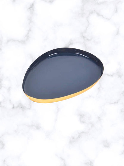 Enamelled Iron Snack Trays (Set of 3) – Elegant & Contemporary