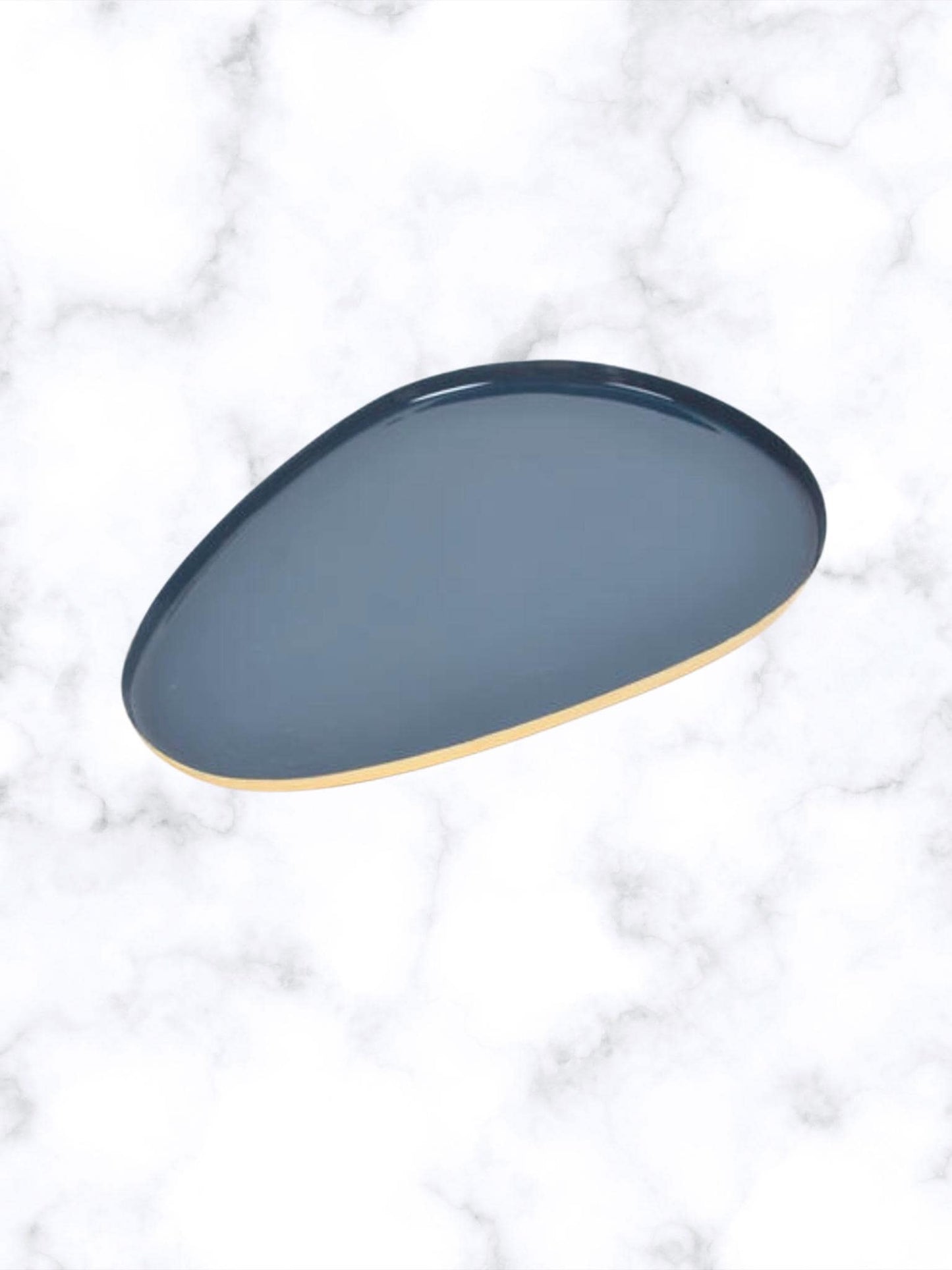 Enamelled Iron Snack Trays (Set of 3) – Elegant & Contemporary