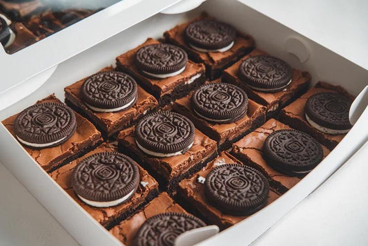 Artisan Oreo Brownies, Classic Chocolate Fudge Brownies, Artisan Raspberry Swirl Brownies, Birthday, Event, Gift