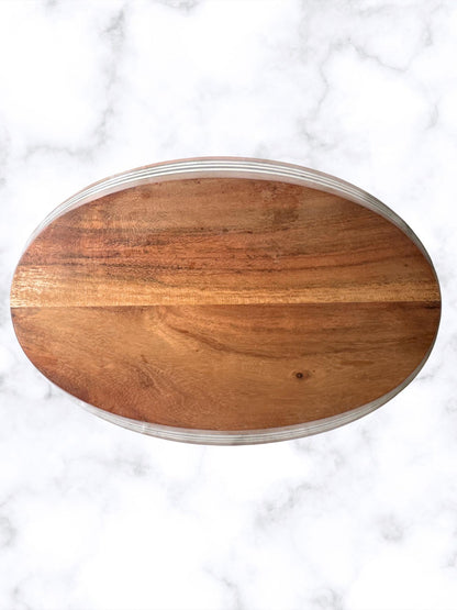Handcrafted Mango Wood And Resin Fruit Bowl Centerpiece Bowl Decorative Bowl