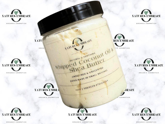 Natures Embrace Organic Whipped Unrefined Shea Butter and Extra Virgin Coconut Oil