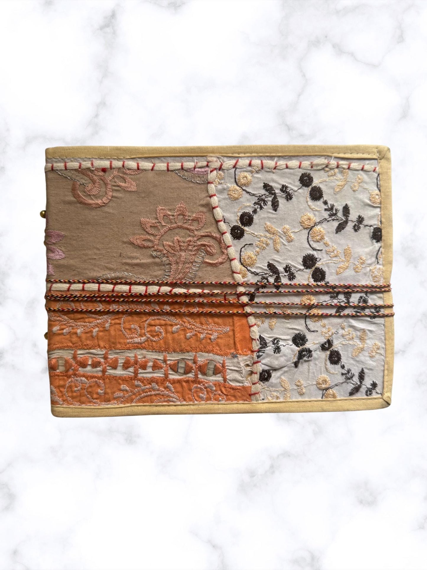 Handmade Recycled Fabric Album Scrapbook Thick Pages High Quality