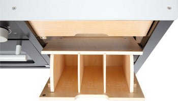 Modular Wooden Play Kitchen – Large Industrial Style - Heirloom Hall