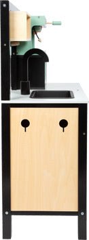 Modular Wooden Play Kitchen – Large Industrial Style - Heirloom Hall
