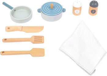 Retro Pink Wooden Play Kitchen with Appliances - Heirloom Hall