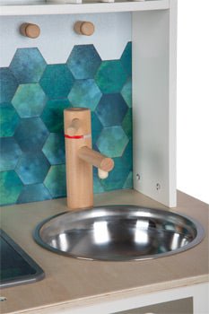 White Wooden Play Kitchen Tasty - Heirloom Hall