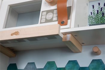 White Wooden Play Kitchen Tasty - Heirloom Hall