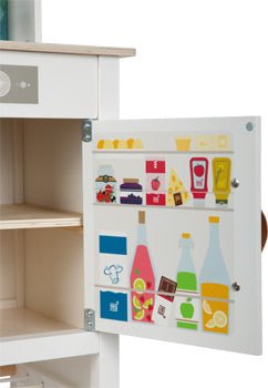 White Wooden Play Kitchen Tasty - Heirloom Hall