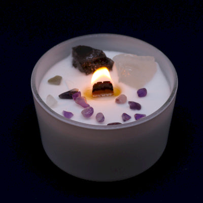 Chakra Crystal Candle - Crown Chakra