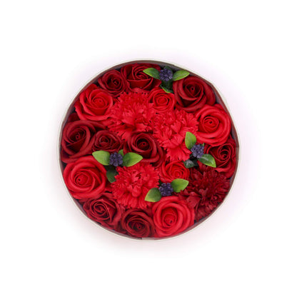 Soap Flowers Classic Red Roses