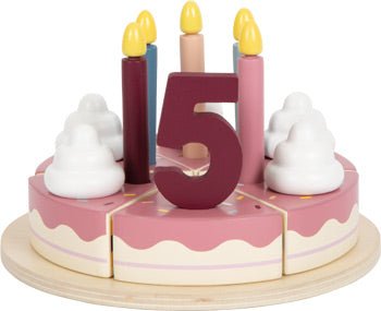 Wooden Birthday Cake Play Set – “Tasty” Collection - Heirloom Hall