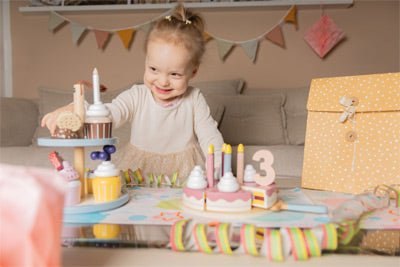 Wooden Birthday Cake Play Set – “Tasty” Collection - Heirloom Hall