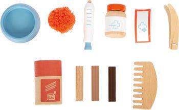 Wooden Cat Care Play Set – “Pet Lovers” Role Play Collection - Heirloom Hall