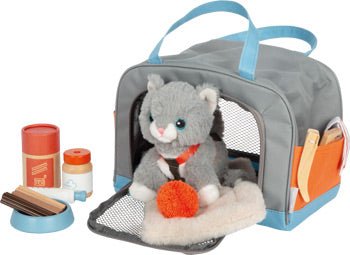 Wooden Cat Care Play Set – “Pet Lovers” Role Play Collection - Heirloom Hall