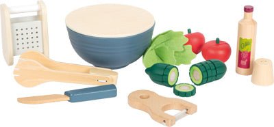 Wooden Cuttable Salad Play Set - Heirloom Hall
