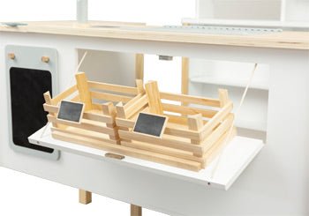 Wooden Market Stall – Modular “Fresh” Play Store - Heirloom Hall