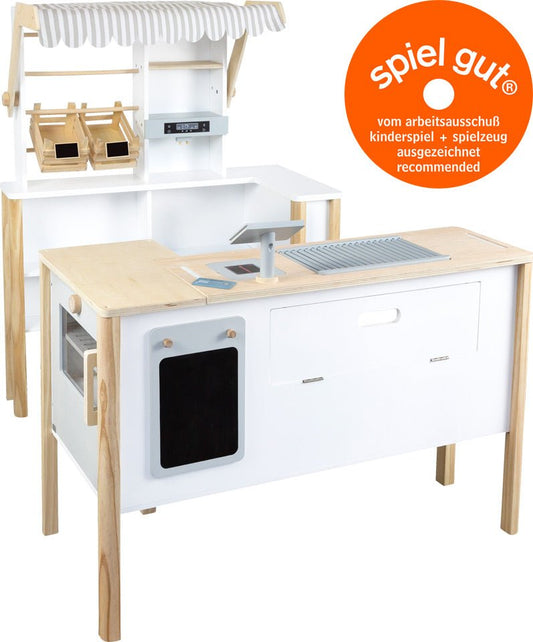 Wooden Market Stall – Modular “Fresh” Play Store - Heirloom Hall