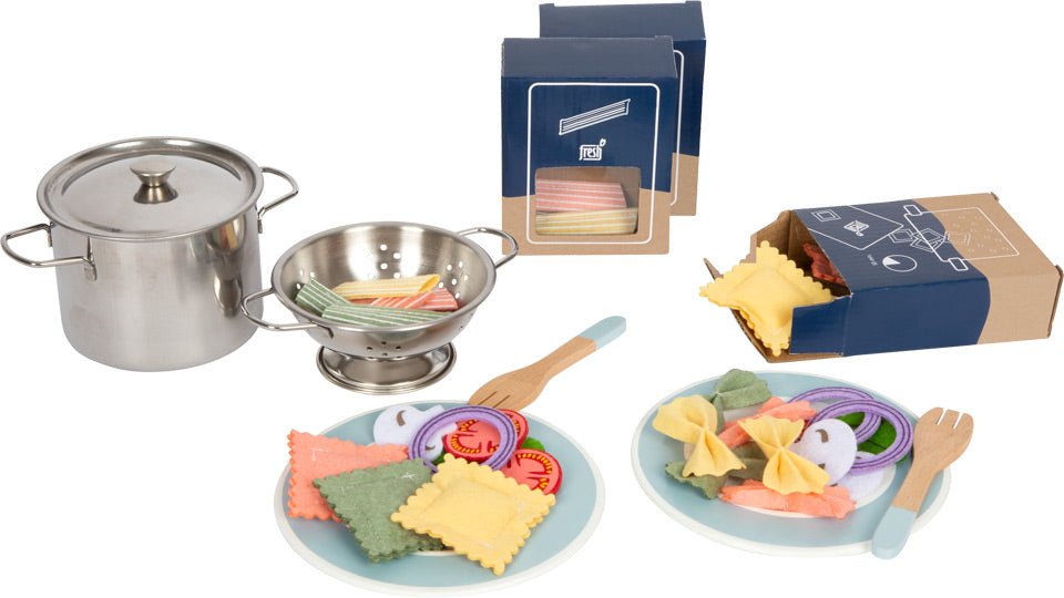 Wooden Pasta Cooking Play Set – “Fresh” Collection - Heirloom Hall