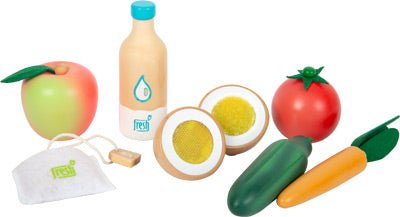 Wooden Vegetarian Play Food Set - Heirloom Hall