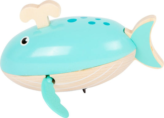 Wooden Wind - Up Whale Water Toy - Heirloom Hall