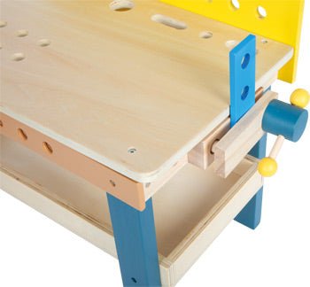 Wooden Workbench with Tools - Heirloom Hall